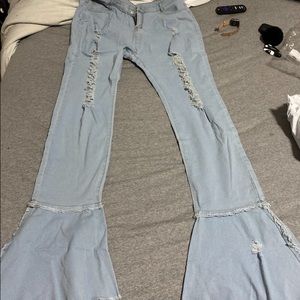 Bell bottom jeans